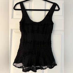 Ganni lace top small